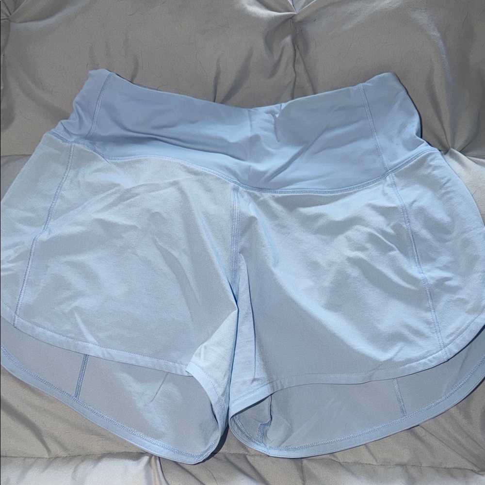 Lululemon Light Blue Women's Athletic Shorts